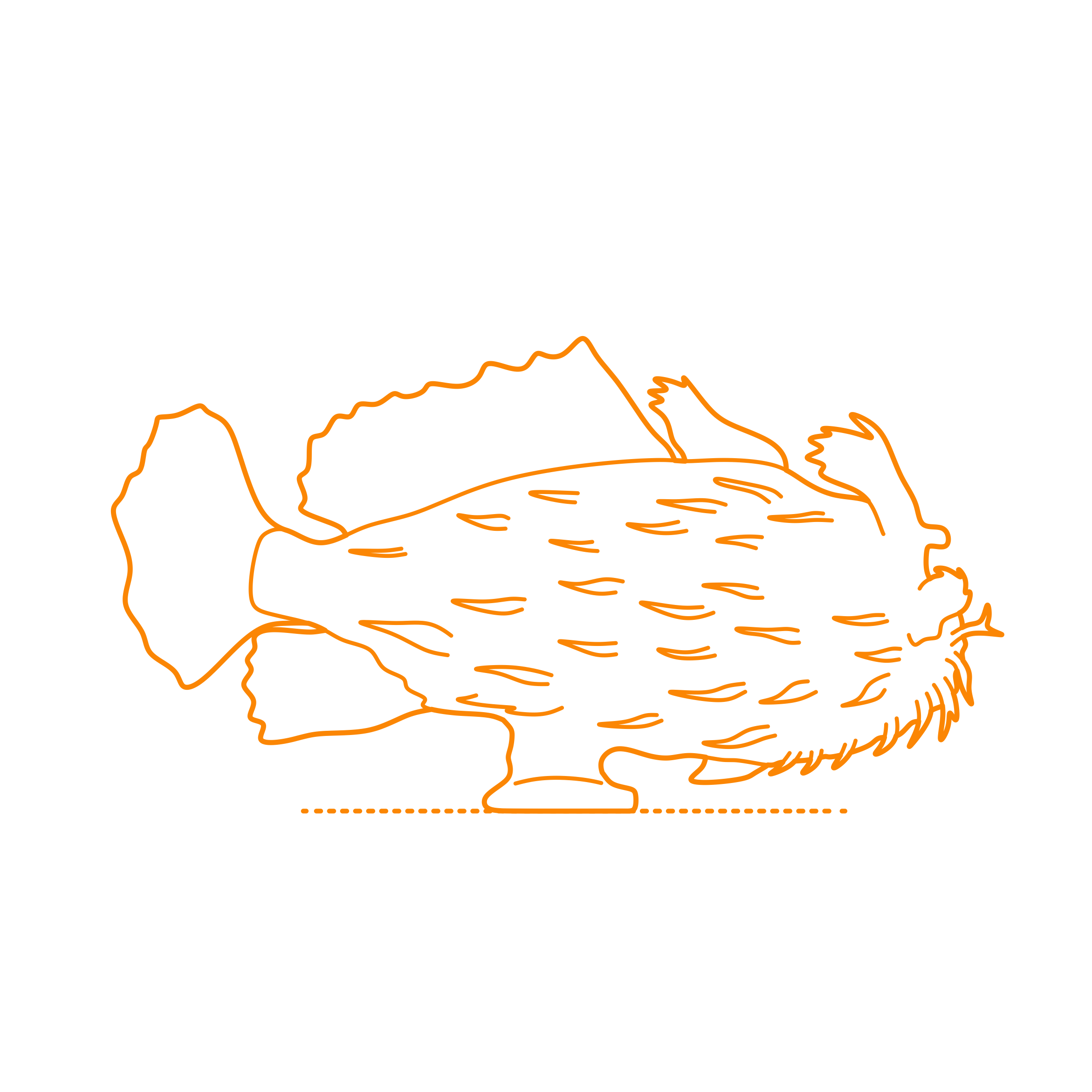 Animals Saltwater Fish Hairy Frogfish Silhouette Cutting Svg Files Free Vectors
